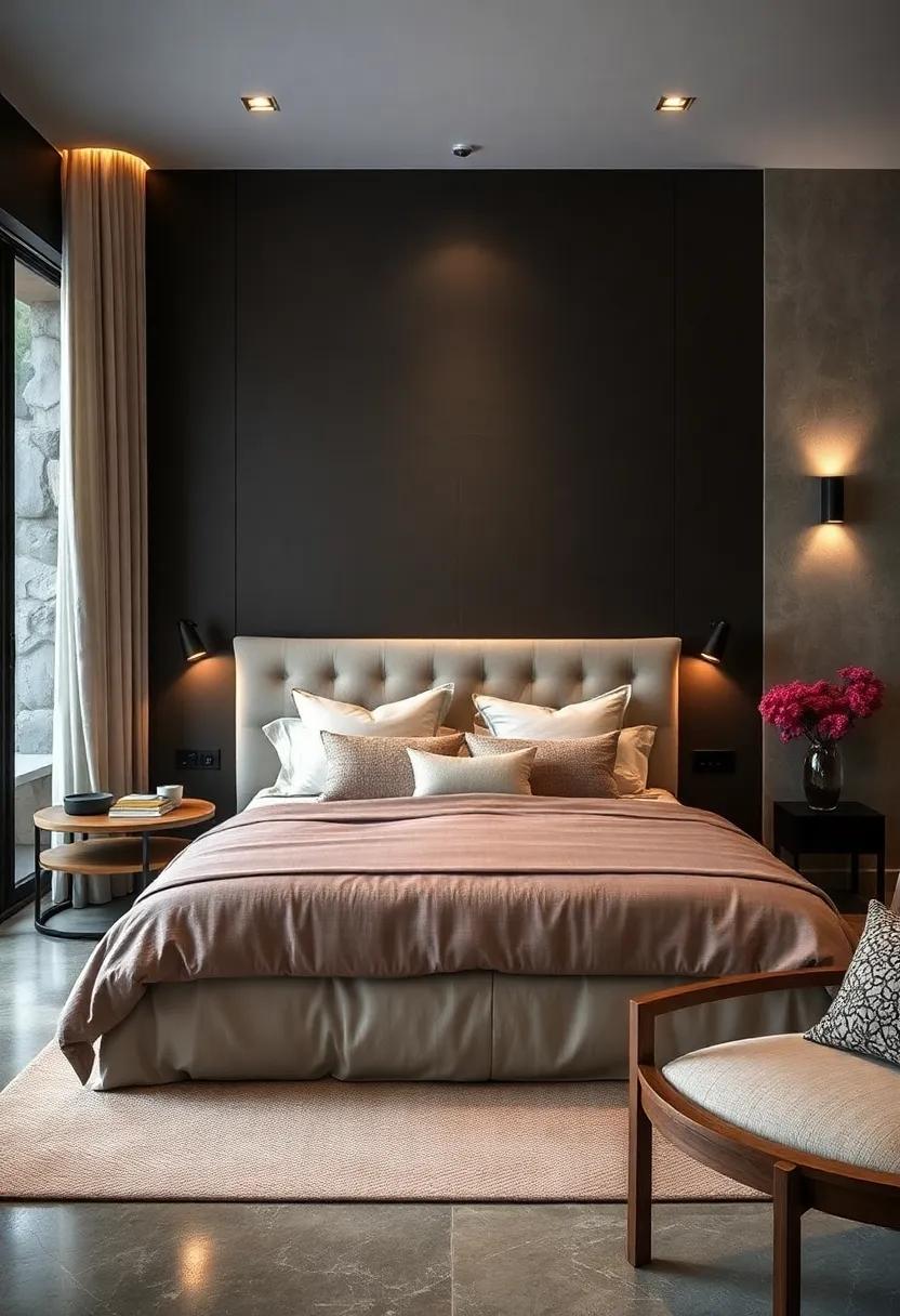 Layered Lighting Sources: Use a combination of bedside lamps, sconces, and overhead lighting to ​create a soft and inviting glow