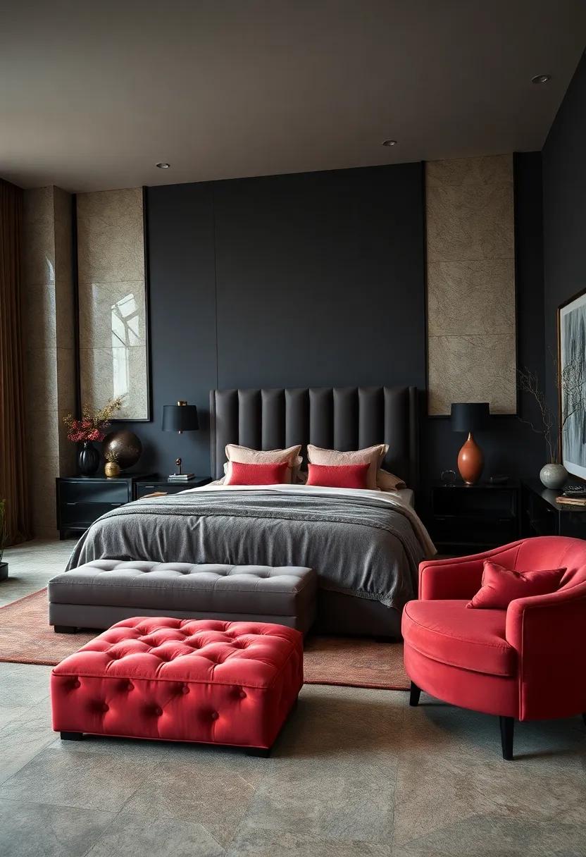 Opulent Furniture: Select‌ statement pieces like a ​grand armoire or an oversized ottoman that captivates with ⁤luxurious designs