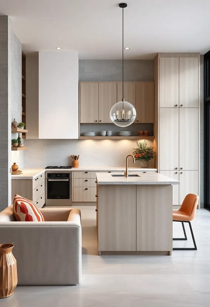 Innovative ‌Storage Solutions: Use elegant, custom cabinetry that provides ample‍ storage while maintaining the clean aesthetic of ⁢a luxurious kitchen