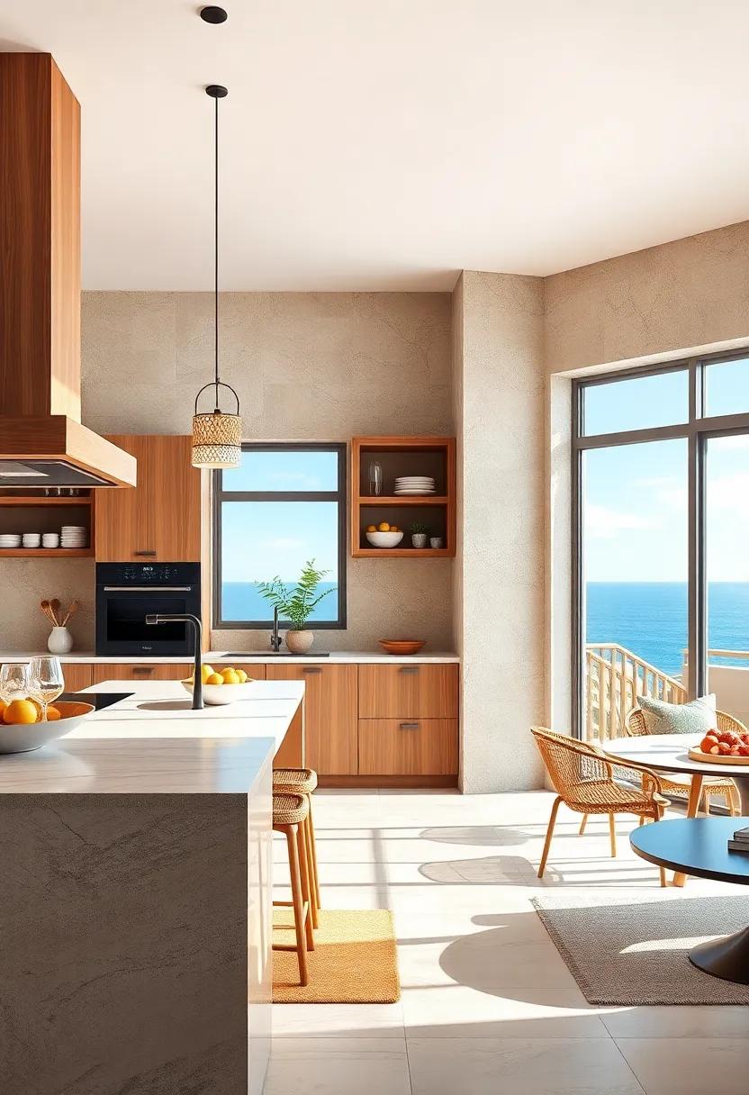 Ocean Views: Position⁢ your⁤ kitchen windows to showcase stunning⁢ ocean views, allowing the beauty ‍of ⁣the seaside ‌to become part of your cooking experience