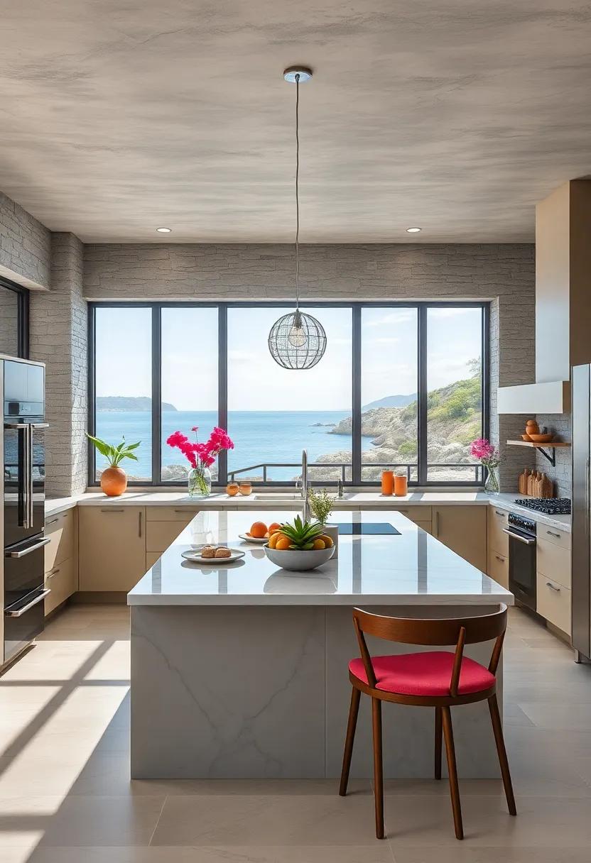 Windows with Style: ‍Choose large, panoramic windows that frame the⁢ scenery outside, blurring the lines between ⁣indoor⁢ cooking and ⁢outdoor beauty