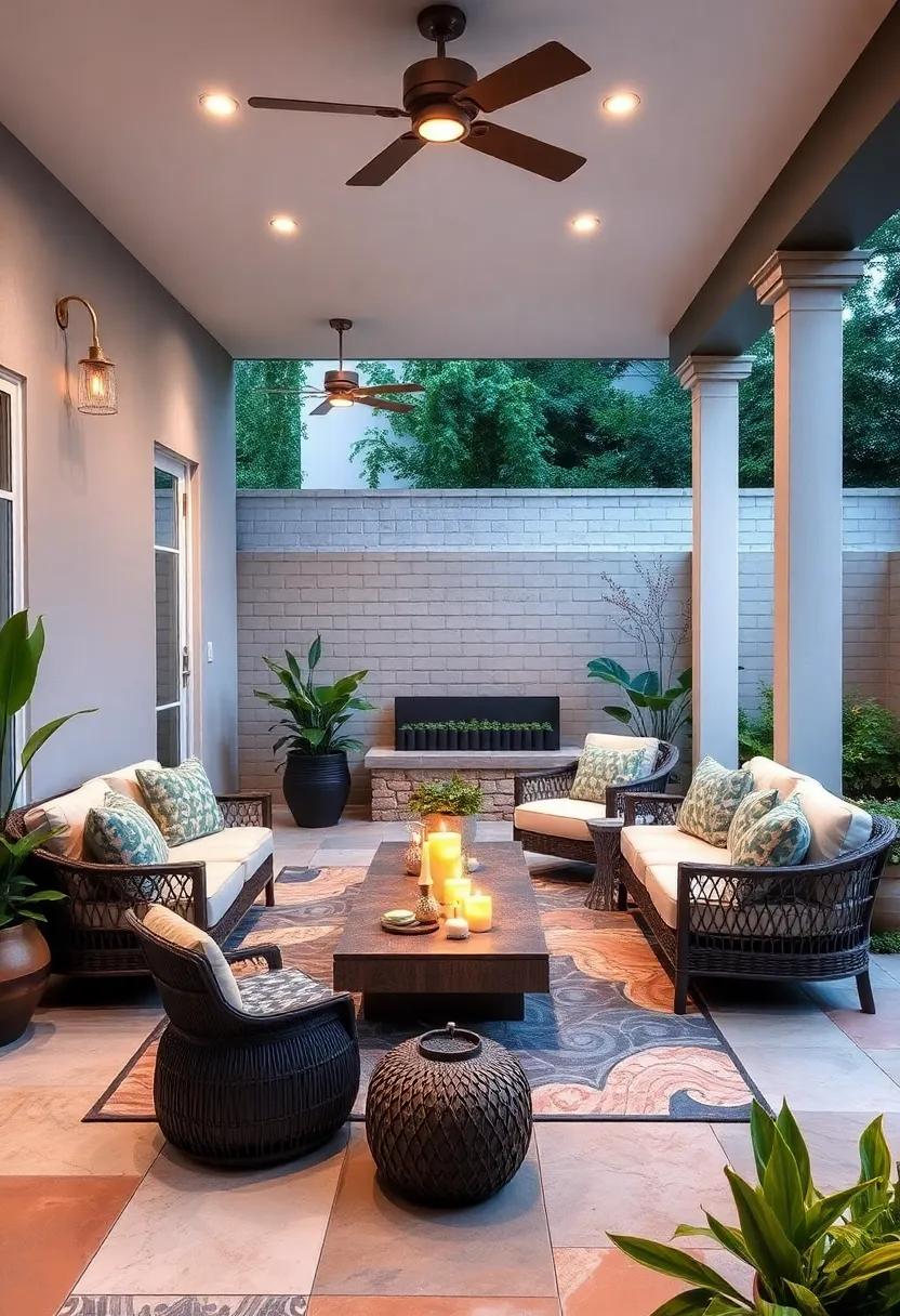 Artistic Touch: Showcase your ​creativity with custom mosaics or ‍mural art on ⁤your patio floor,‌ turning your outdoor⁢ area into a ⁢unique‌ masterpiece