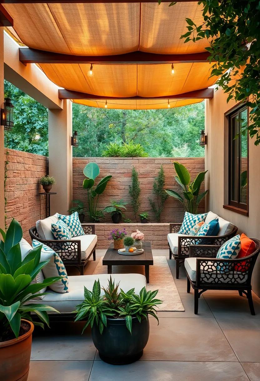 Cozy Nooks: Create ​intimate seating areas complete with‍ shade and⁤ privacy, perfect for ​quiet moments or engaging conversations with loved ​ones