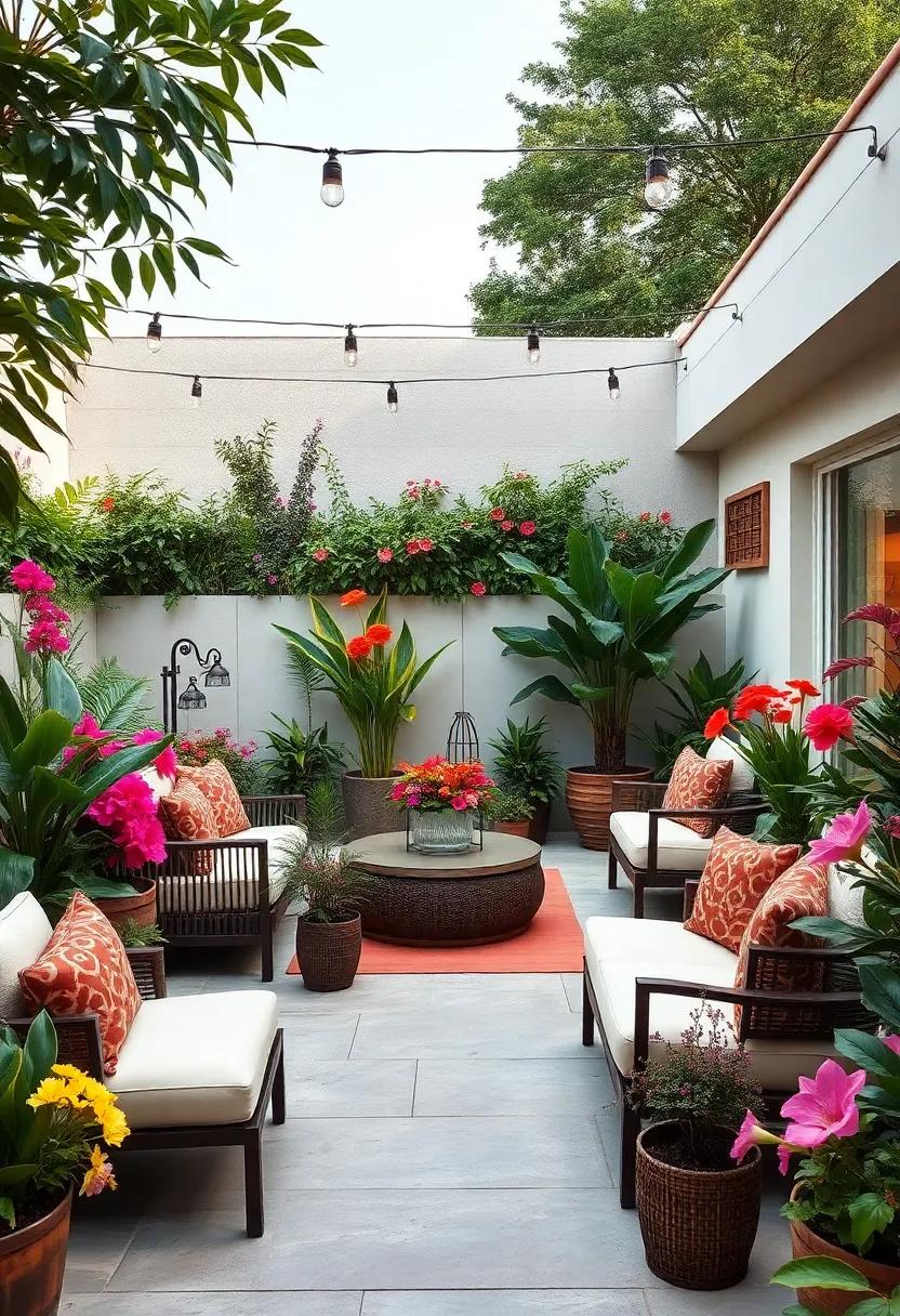 Exotic Flower Garden: Plant a‍ variety ​of exotic blooms that not ⁣only add color but also infuse your ⁣garden patio with delightful fragrances