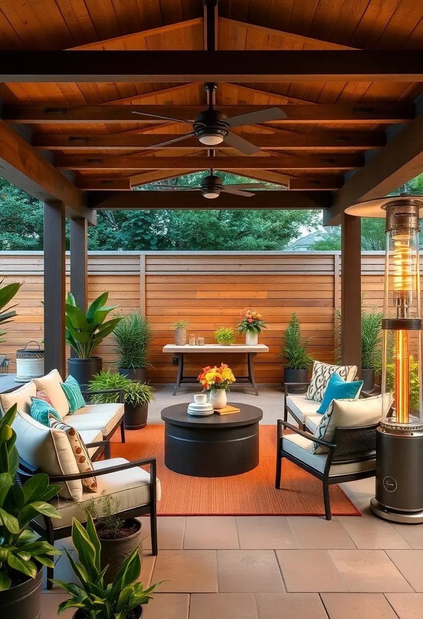 Heated Comfort: Install ⁣outdoor heaters to‍ extend the usability of ​your patio into the cooler months, providing warmth and comfort while ‍enjoying the outdoors