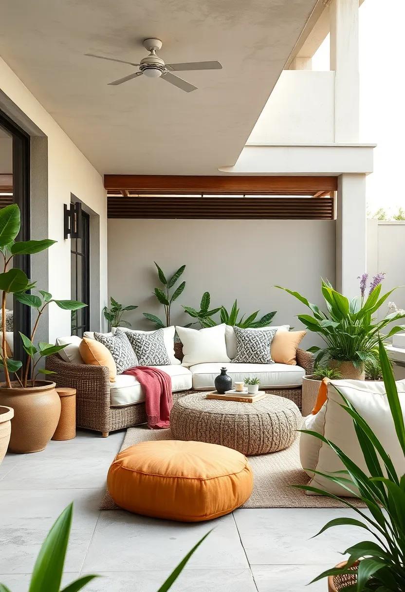 lavish‌ Lounge Area: ⁤Create a sumptuous lounge space with oversized cushions and ⁤stylish poufs, perfect for sinking into with⁣ a good book or a glass⁣ of wine