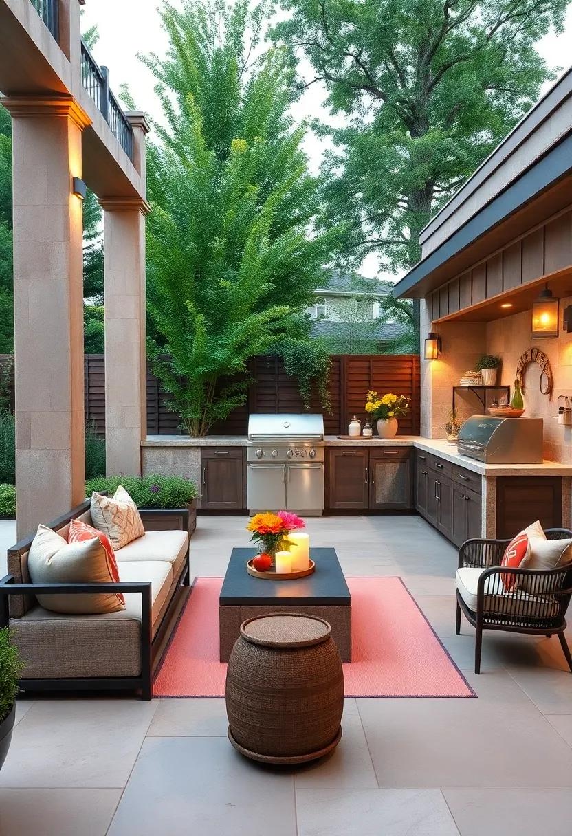 Outdoor Kitchen⁢ Luxury: Design a fully‍ equipped ‍outdoor ‌kitchen with a grill, sink, and storage‌ to host extravagant ⁢cookouts and culinary experiences