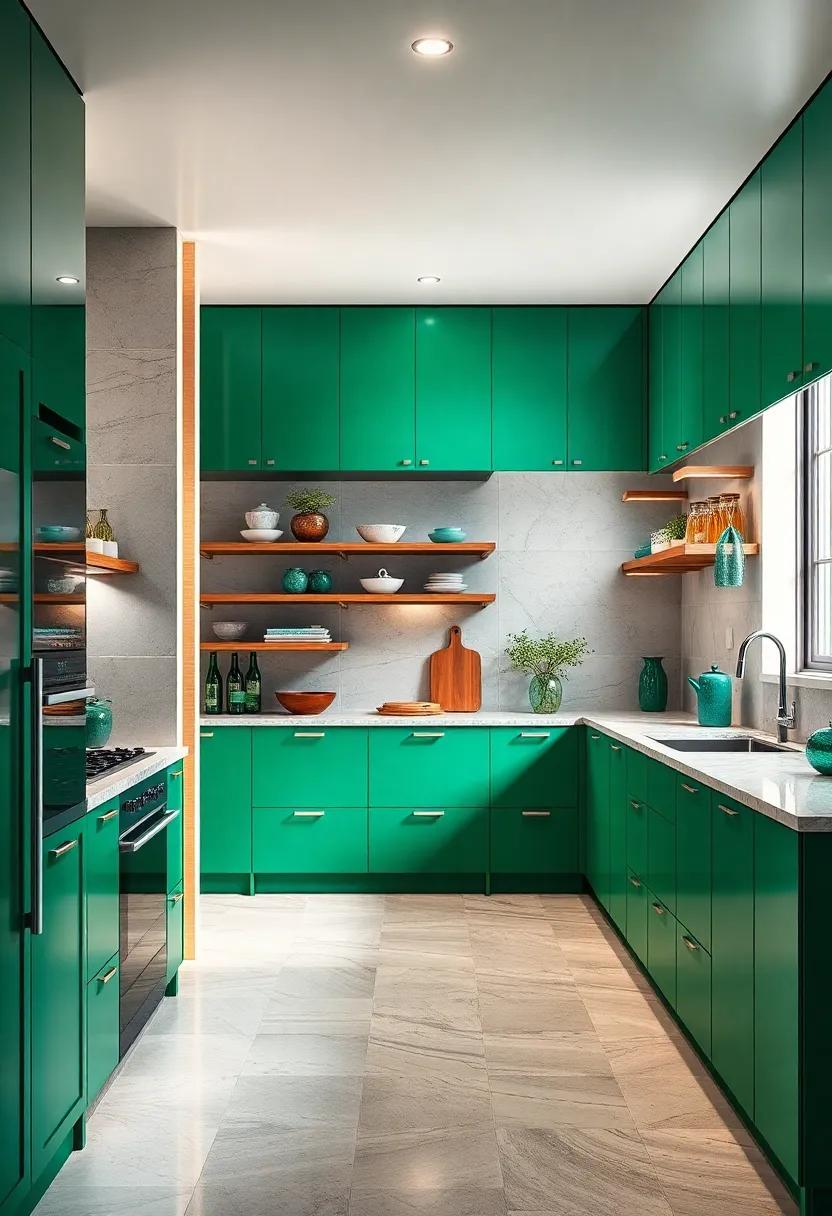Luxe Storage Solutions: Delve into​ stunning pantry ‌designs that incorporate⁢ emerald⁣ elements,combining ⁢style and efficiency seamlessly