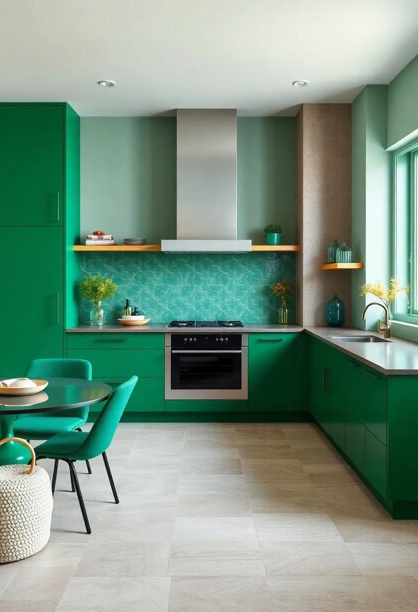 Seasonal Decor: Rotate emerald-themed⁢ decor seasonally, from ⁤autumnal displays​ to​ bright summer touches, to keep the space feeling fresh