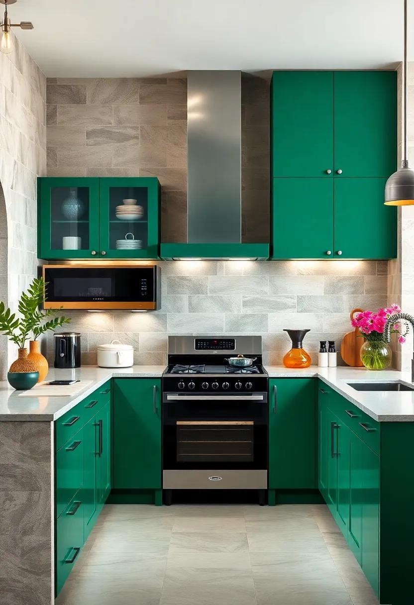 Sleek Appliances: Look at how integrating ​stainless steel or​ black ​appliances can provide ‍a stylish‍ contrast⁢ while still embodying luxury