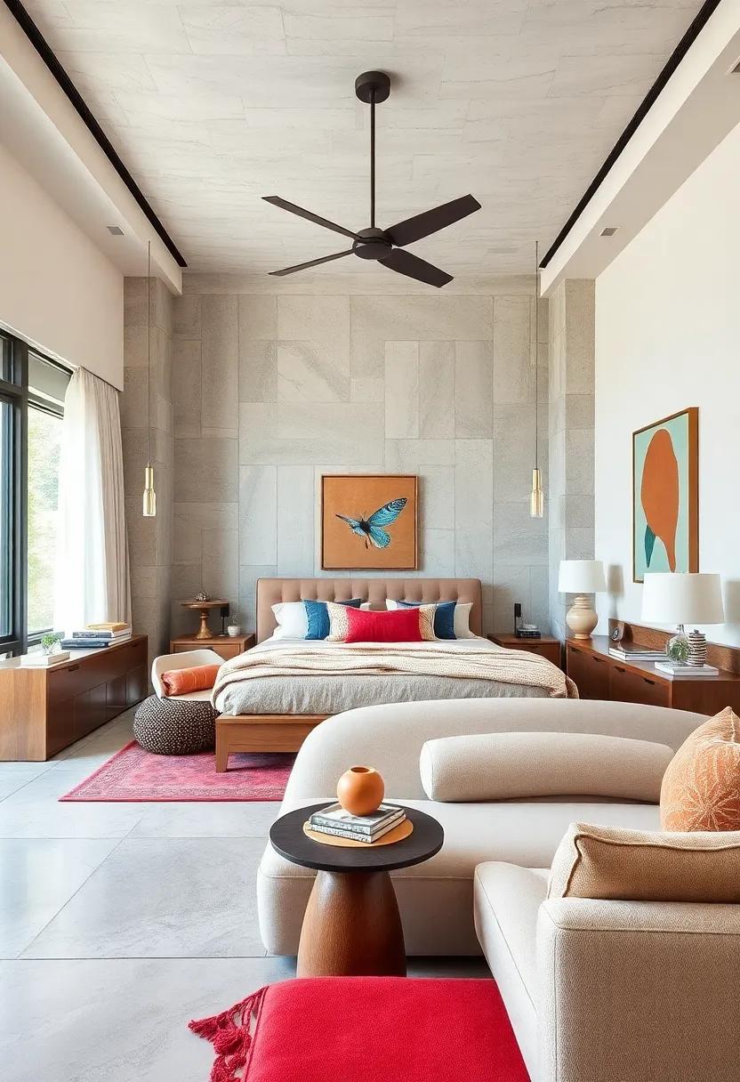 Mix Textures for​ Visual Interest: Combine different materials like wood, metal, and upholstery to create a layered and visually ⁤intriguing master suite