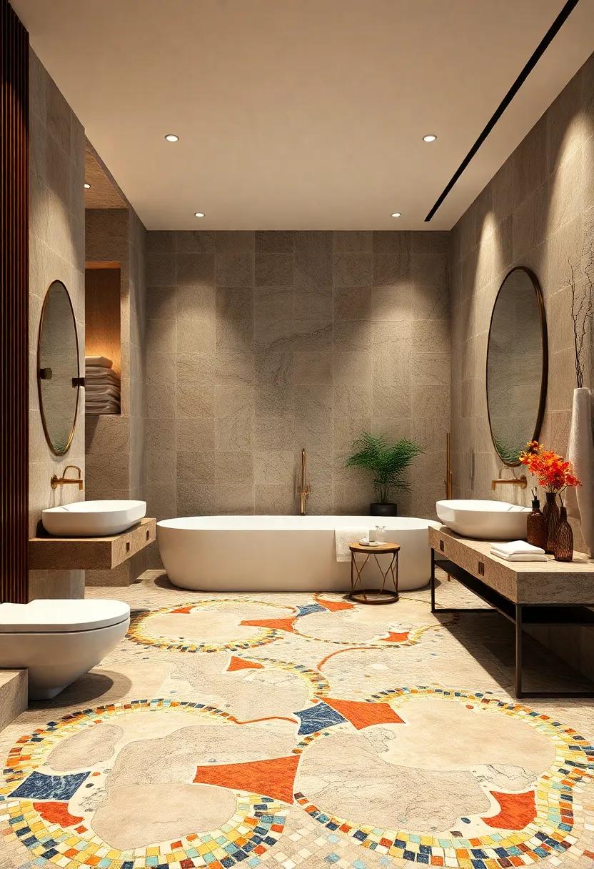 Step into an ⁢exquisite fusion of art and function, where handcrafted mosaics‌ form an elaborate tapestry that tells a story of design, culture, and self-expression