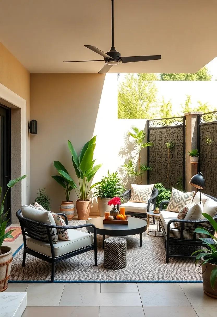 Artistic ​Metal Screens: Explore intricate metal screens that ‌serve as modern art pieces while adding a unique visual element to your garden