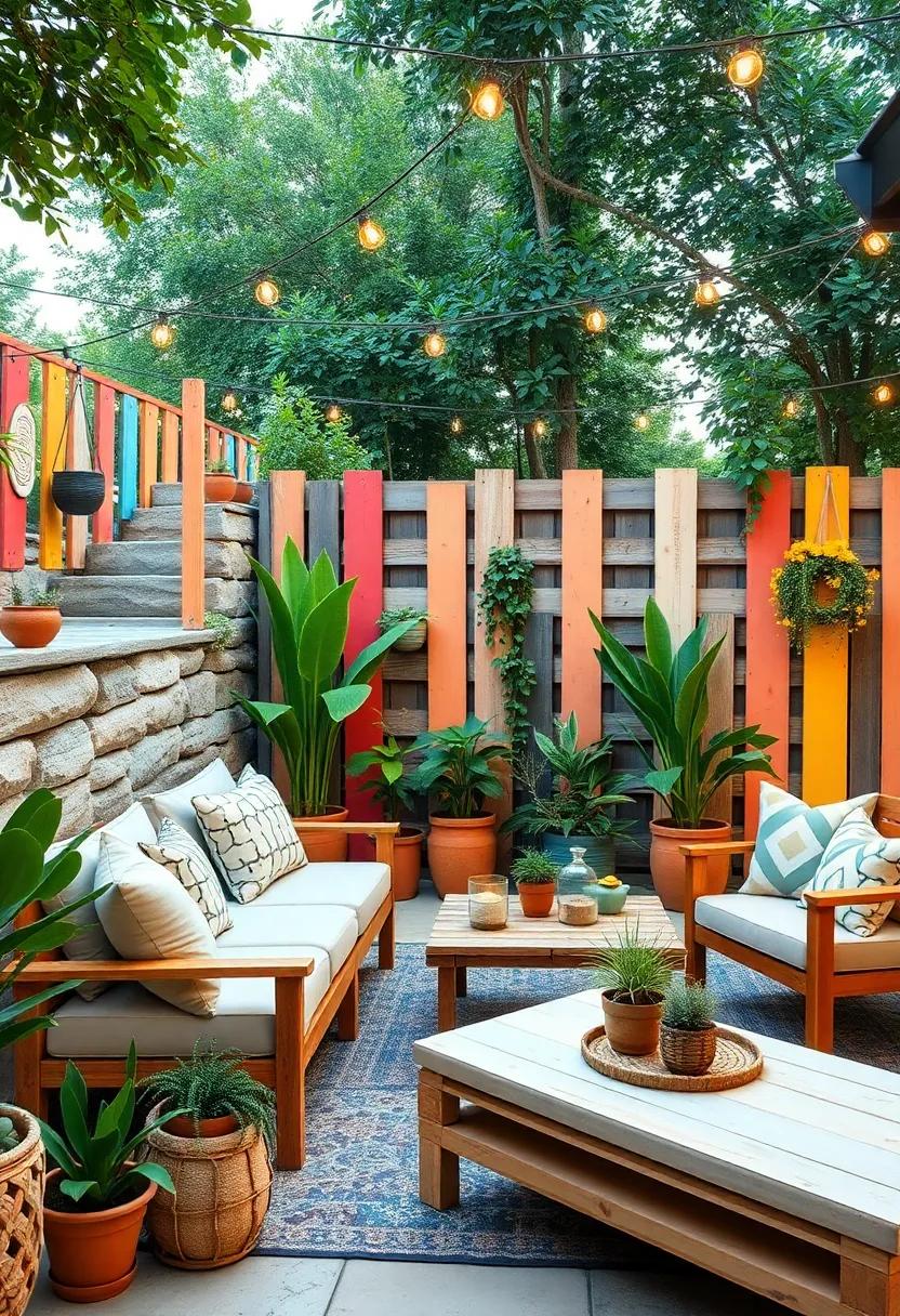 Painted Pallet ‍Fences: Get crafty and colorful with painted ‍pallets, providing a whimsical and budget-friendly fencing option for your outdoor⁢ space