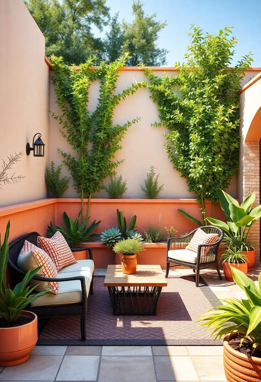 Terra​ Cotta Wall Borders: Frame your garden with warm ​terra ‌cotta⁢ wall borders ⁢that ​evoke the ⁣earthy tones found‌ in mediterranean architecture
