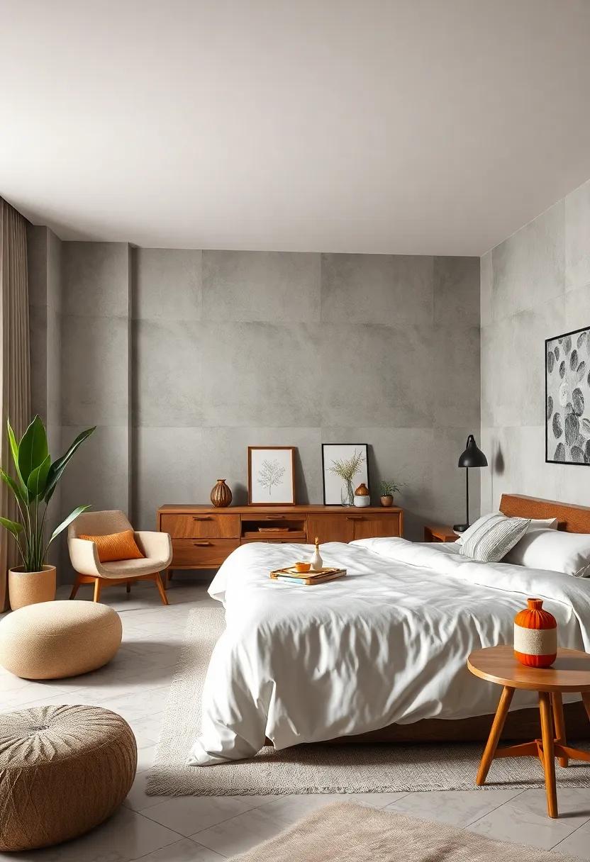 Focus on Minimal Accessories: Keep ⁤decorative elements to a minimum to maintain the clean, ⁢uncluttered look characteristic of mid-century ⁤modern style