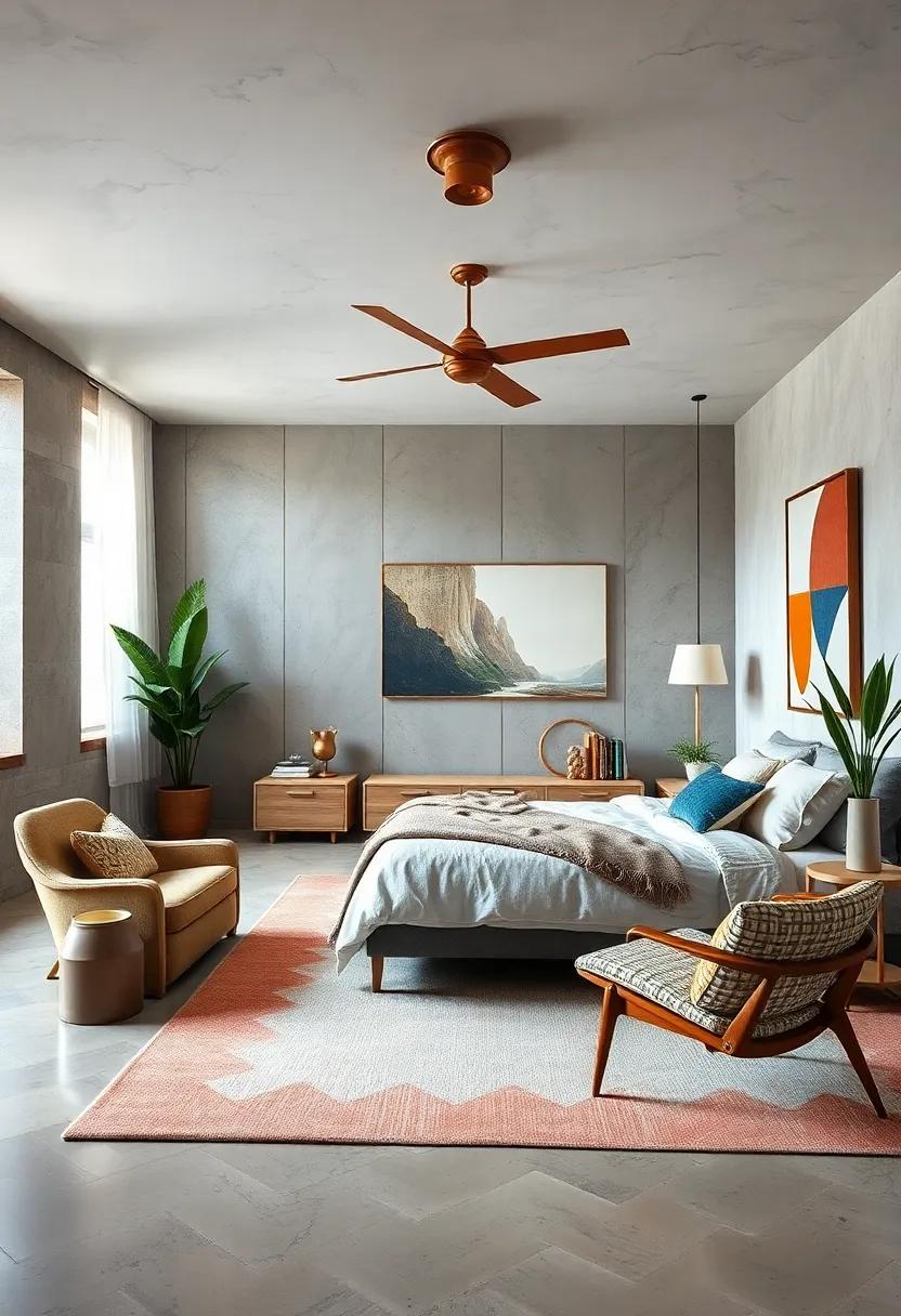 Play with Geometric Patterns: Use textiles, rugs, or wall art with geometric shapes to reinforce the style and‍ add visual complexity