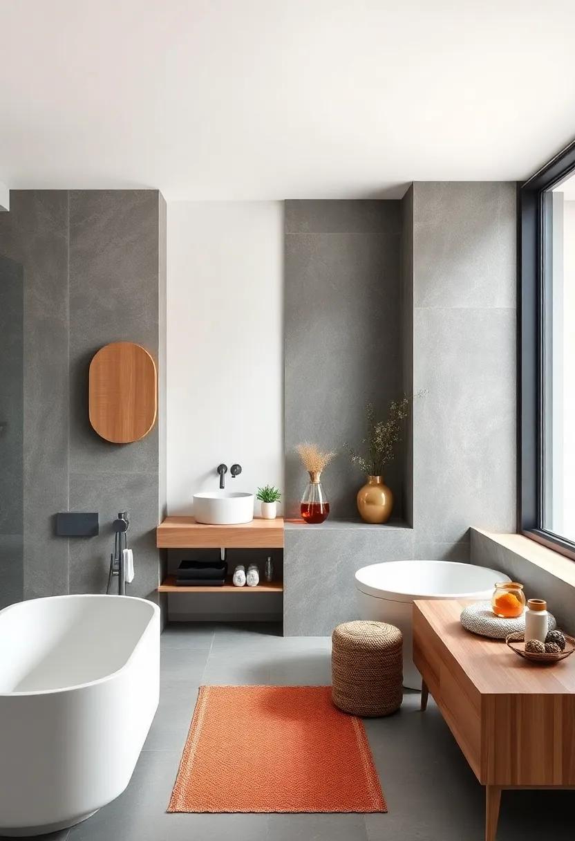 Cool Slate and ⁤Natural Wood: The‍ combination ⁢of earthy textures‌ and muted hues encourages a harmonious balance, perfect for ⁢contemporary and rustic styles ⁣alike