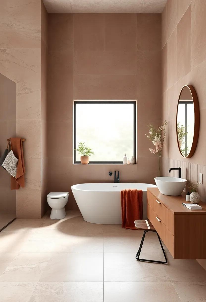 Dusty ‌Rose ‍and Light ​taupe: A subtle floral ⁢influence⁢ combines warmth and elegance, softening the clinical feel often associated with minimalist designs