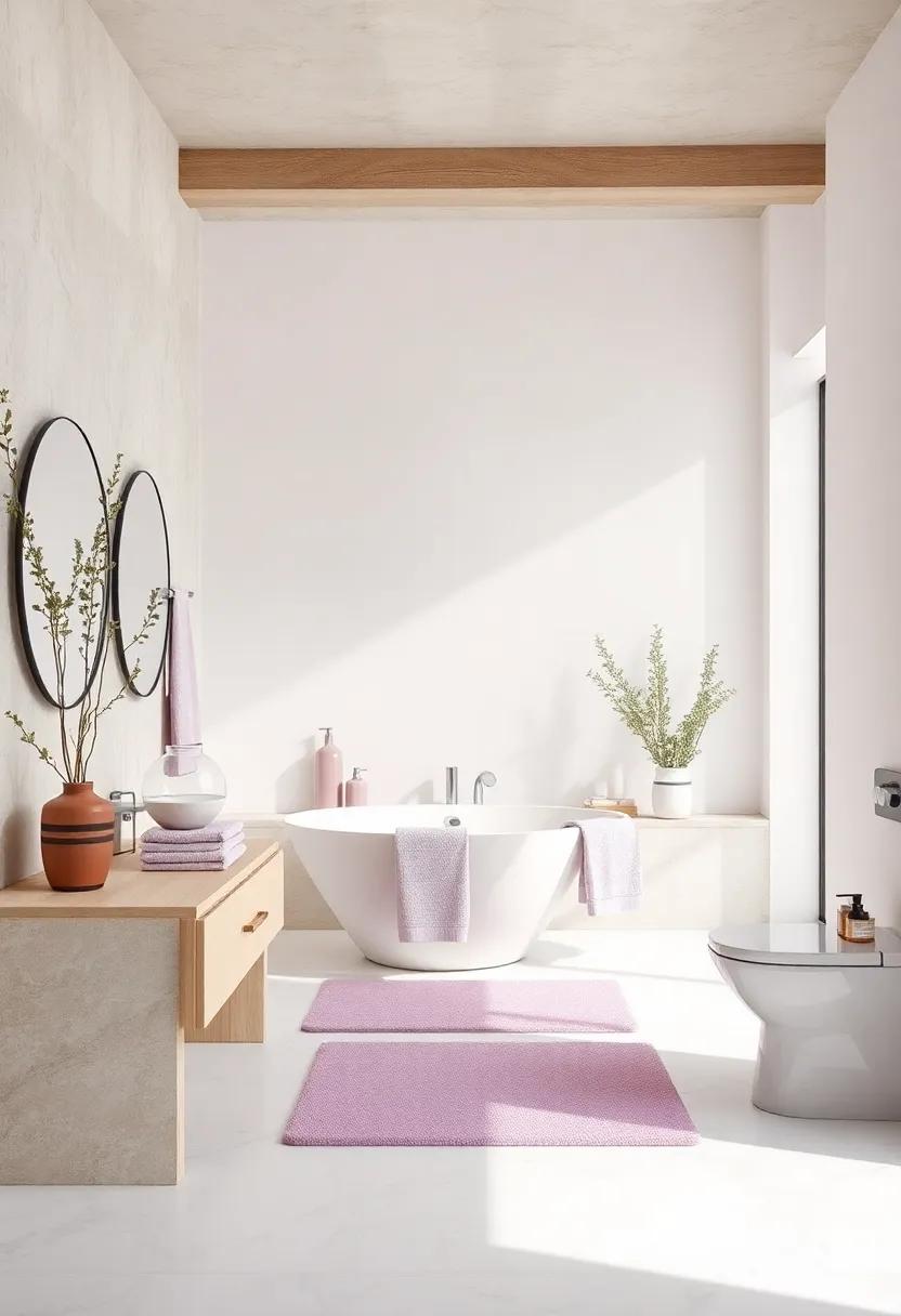 Light Lavender and⁢ white: This soothing⁣ blend introduces a touch of gentle ‍color,‌ fostering a‍ serene ambiance without overwhelming the senses