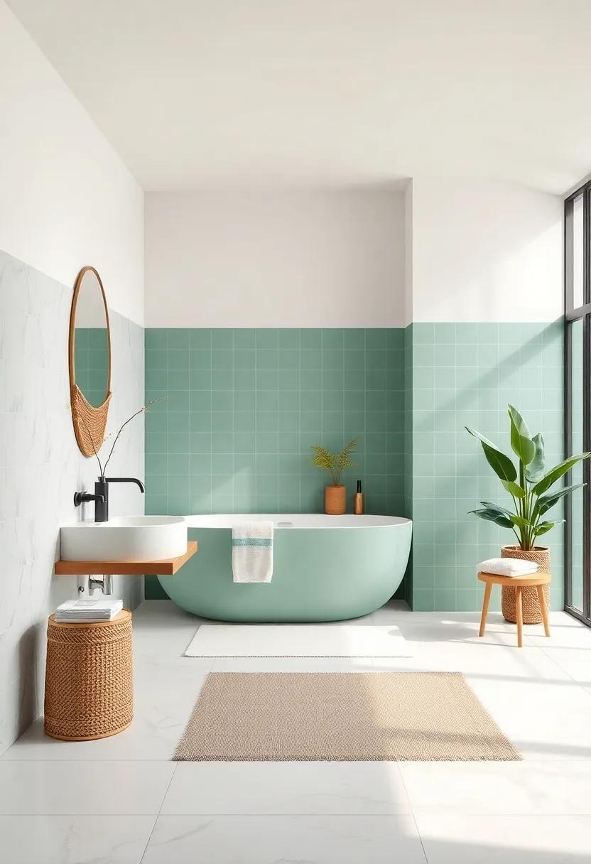 Mint Green and⁣ Cream:​ Inviting and refreshing, this duo ​revitalizes ‍any space while ‌maintaining a clean and uncluttered ‍aesthetic