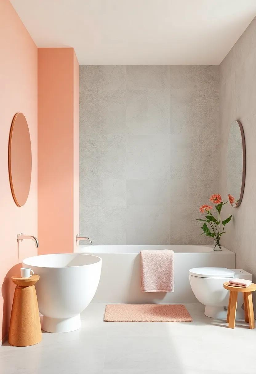 Pale ‍Peach and Soft ‍Gray: Harnessing ‍the calming energy of soft sunrises, this palette is both‍ uplifting and ⁣grounding, ‌ideal for enhancing morning routines