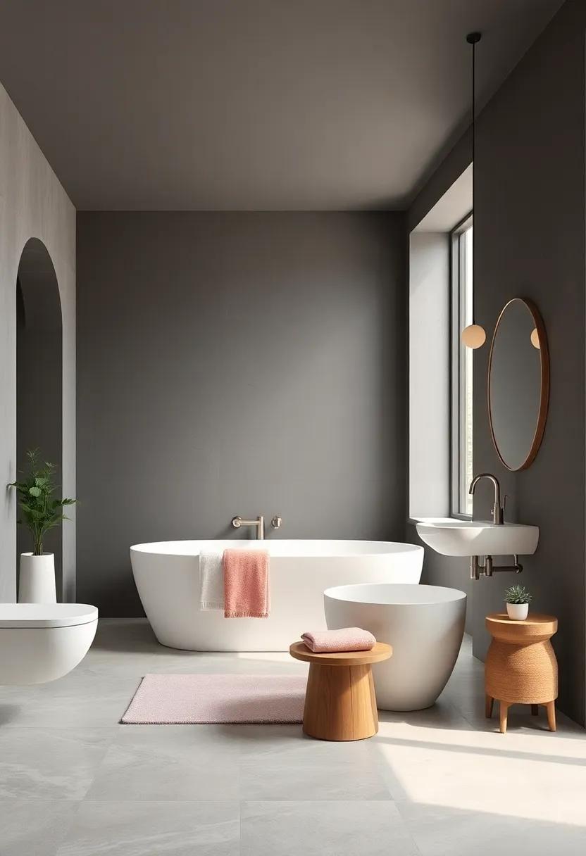 soft Charcoal and ⁤Blush Pink: A ​modern‍ take on minimalism, this combination ⁢offers just the right amount of warmth⁢ and contrast