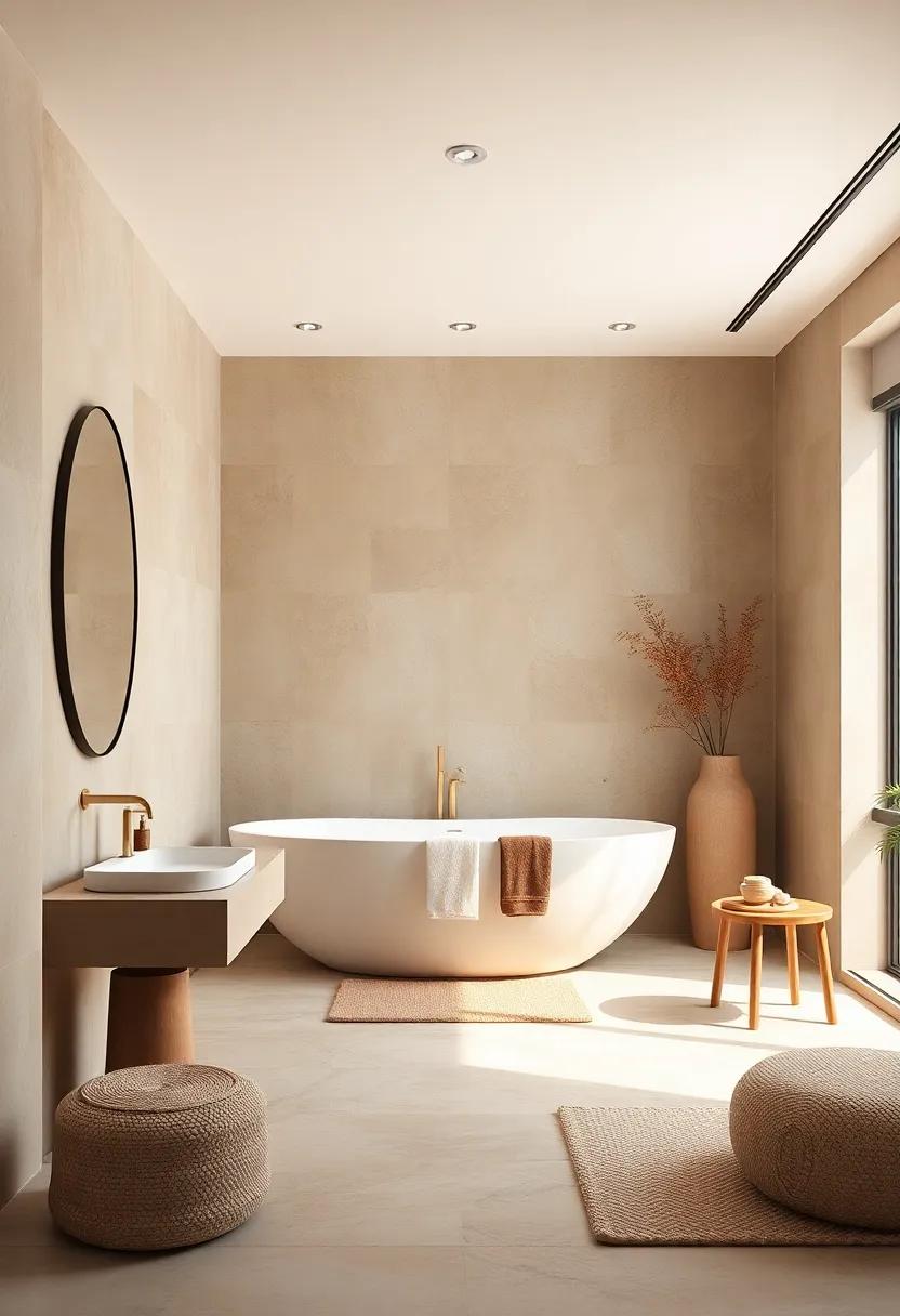 Warm Taupe and Off-White: A⁤ sophisticated pairing that blends​ seamlessly with nature-inspired materials, creating a serene yet ‍stylish ​environment