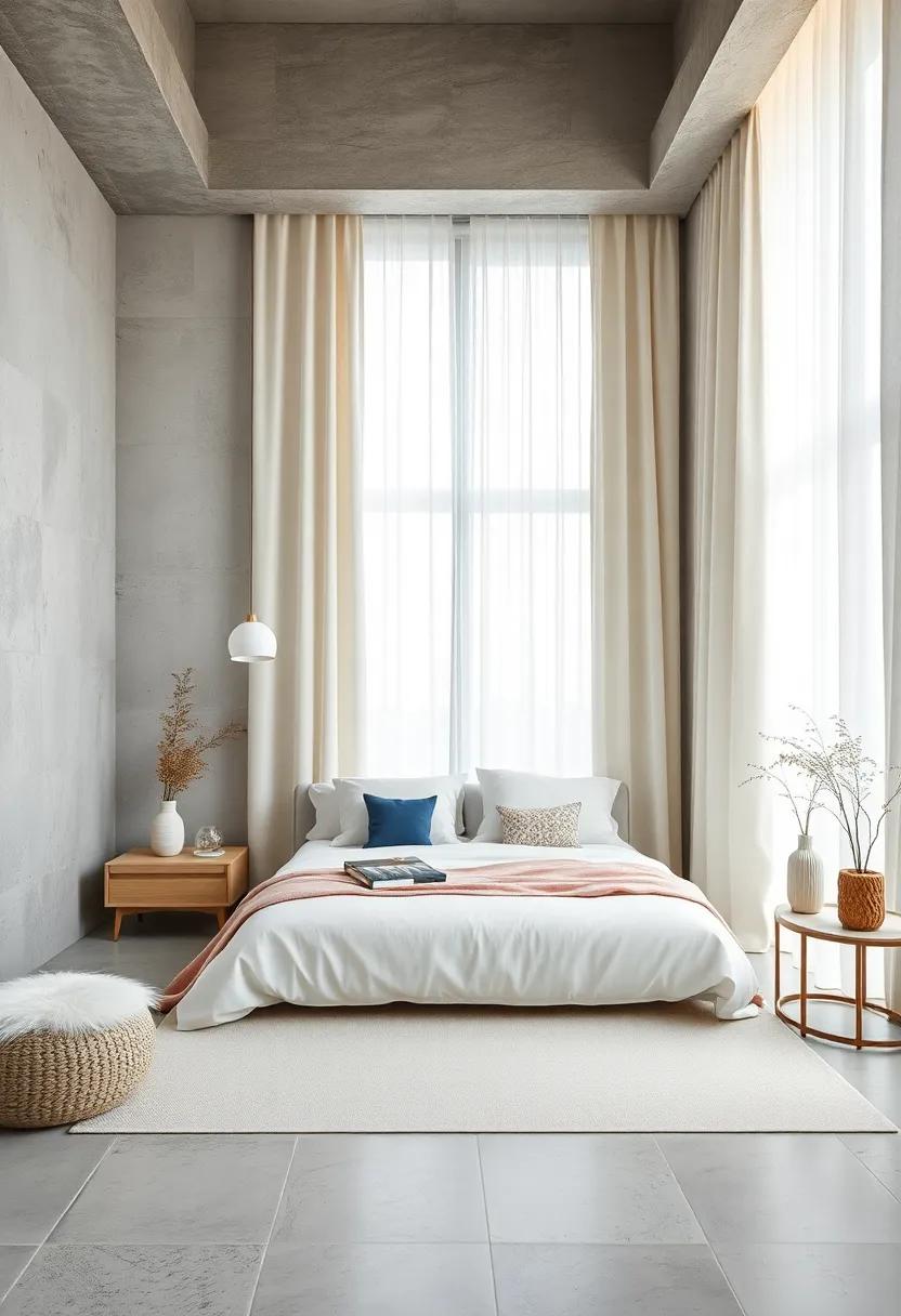 Opt for Neutral Shades: ‌Soft ​whites,​ beiges, ‍and greys can ⁢create ​an airy feel, allowing your bedroom's ⁤other design elements to shine