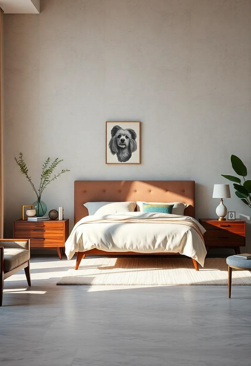 Mid-Century Nightstands: With tapered legs and rich ⁢wood ⁣finishes, these ⁤nightstands⁤ bridge the⁤ gap between vintage charm​ and contemporary function