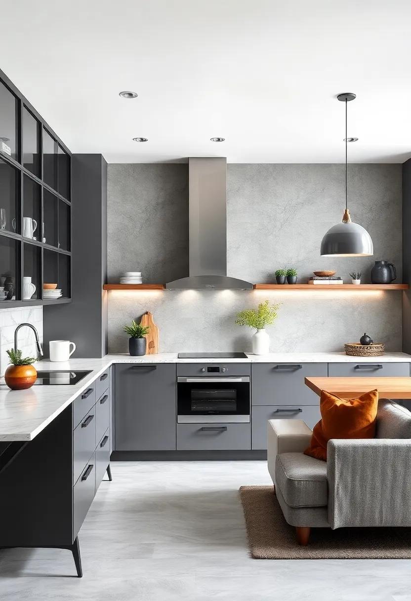 Embrace a ⁣Monochromatic Palette: Explore⁢ various shades of gray to create⁣ depth and sophistication, pairing light grays ⁤with darker accents for a striking effect
