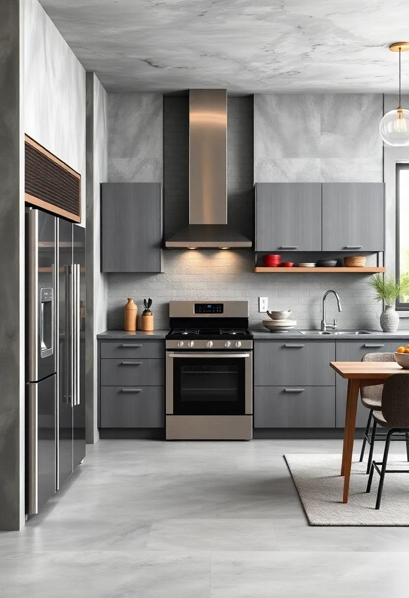 Stainless Steel Appliances: Invest in sleek stainless steel appliances that blend seamlessly with a gray ‌palette, offering both style‌ and utility