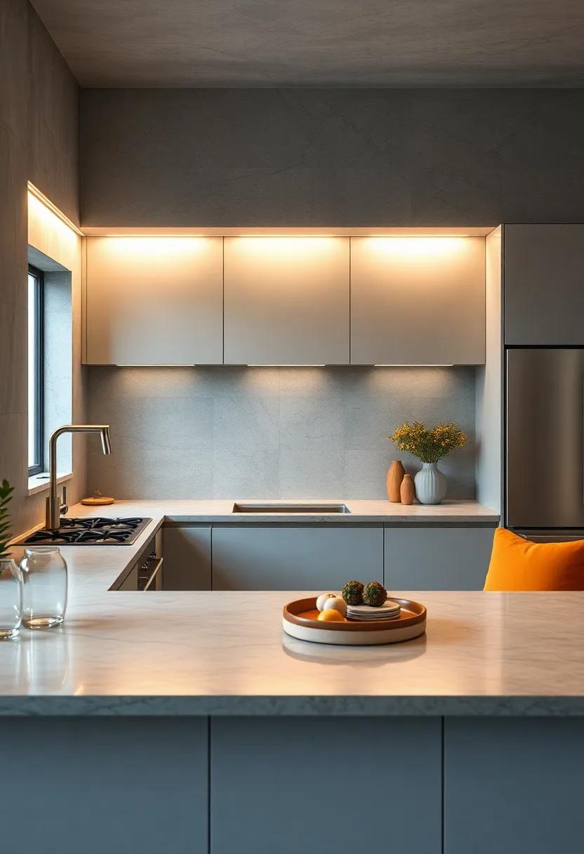 Under-Cabinet Lighting: Enhance ‌ambiance​ and functionality ‌with under-cabinet LED lighting that highlights the workspace and adds drama