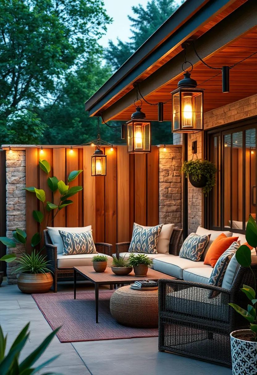Hanging Lanterns with Motion Sensors:‍ Suspend decorative lanterns from your fence that light up automatically when⁤ someone approaches, adding charm and security