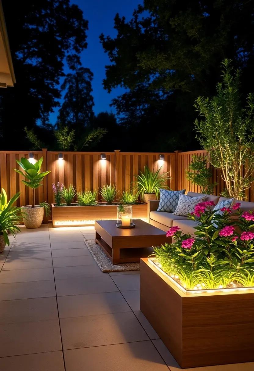Planter Box‍ LED Edging: Position LED lights along the edges of planter boxes that provide both​ illumination and accent for your flowering areas