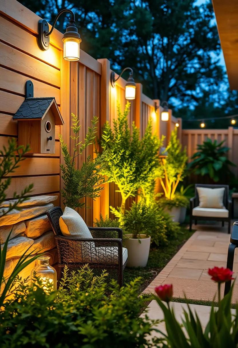 Vintage Birdhouses with Built-in Lights: Craft vintage-style birdhouses adorned with motion-activated‌ lights,adding a quaint feature to your garden that surprises visitors