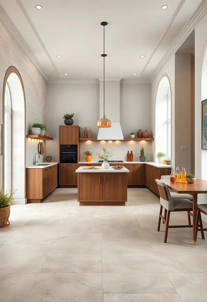 Classic Italian Travertine: Explore‌ the timeless elegance of travertine tiles, perfect for creating a rustic yet sophisticated ​kitchen ambiance