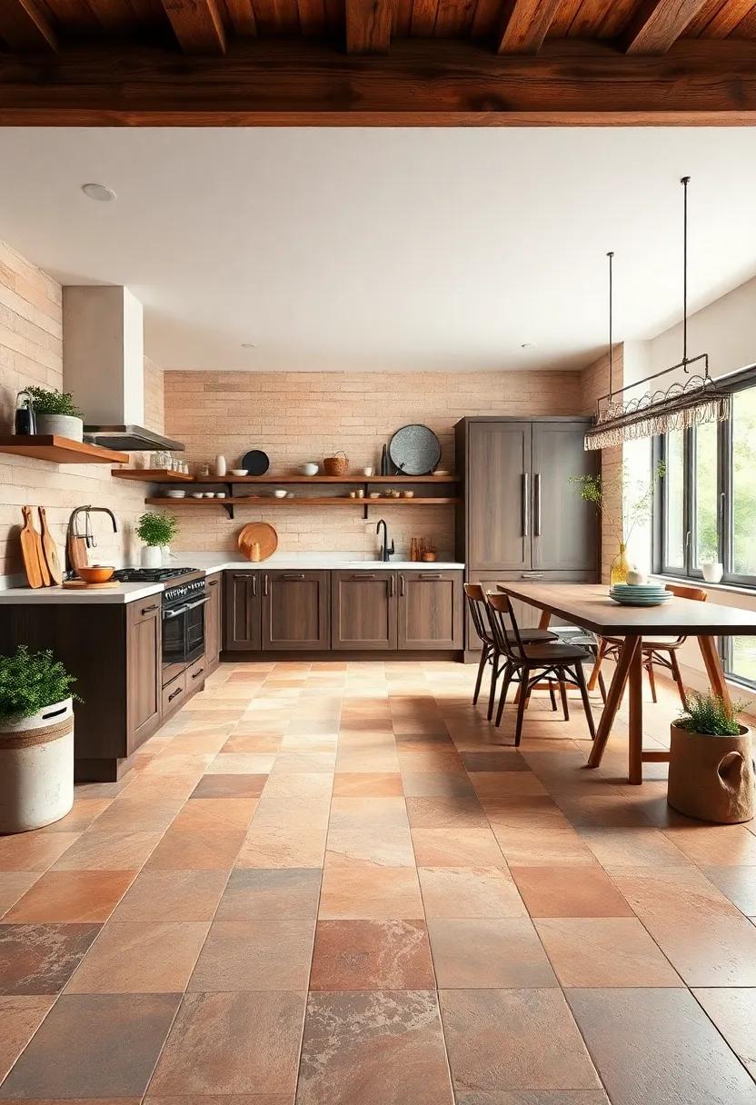 Terracotta Tiles: Embrace the⁣ old-world charm‌ of terracotta tiles, perfect for creating ⁢a warm and welcoming atmosphere in your kitchen