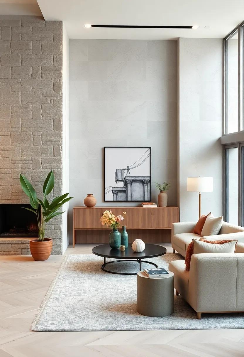 Glass Accents: Use frosted or smoked glass items to add sophistication while keeping the overall look light and airy