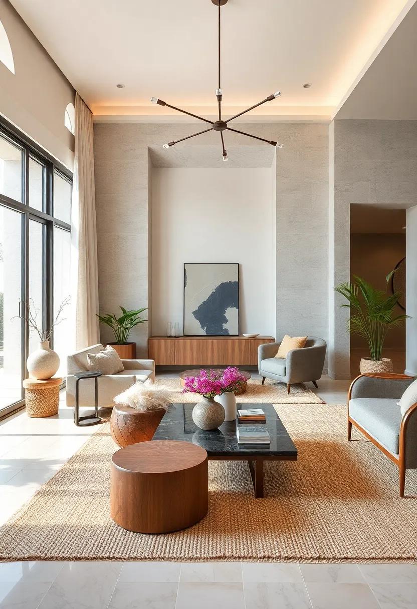 Natural Fiber Rugs: Use rugs ⁣made ⁤of⁣ sisal or seagrass to ground your decor while ‍providing a⁤ soft underfoot experience