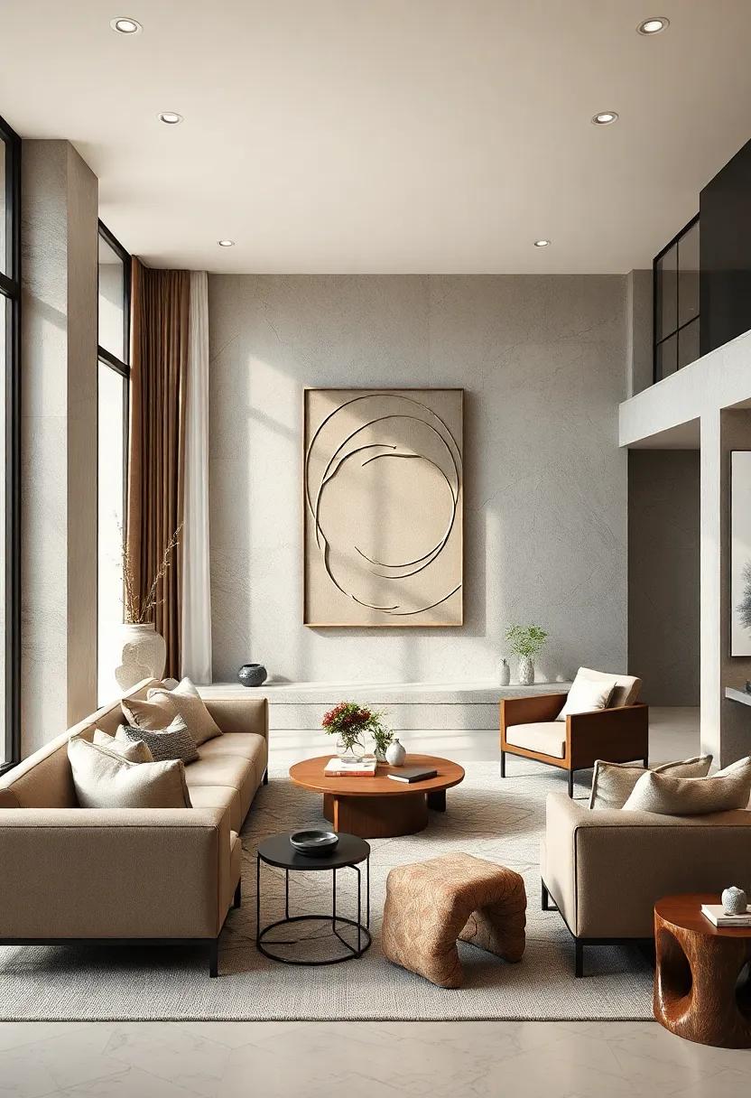 Sculptural Decor:​ Invest ⁢in sculptural pieces, such as large ‍stone sculptures or twisted wood, that act as focal points in your spaces