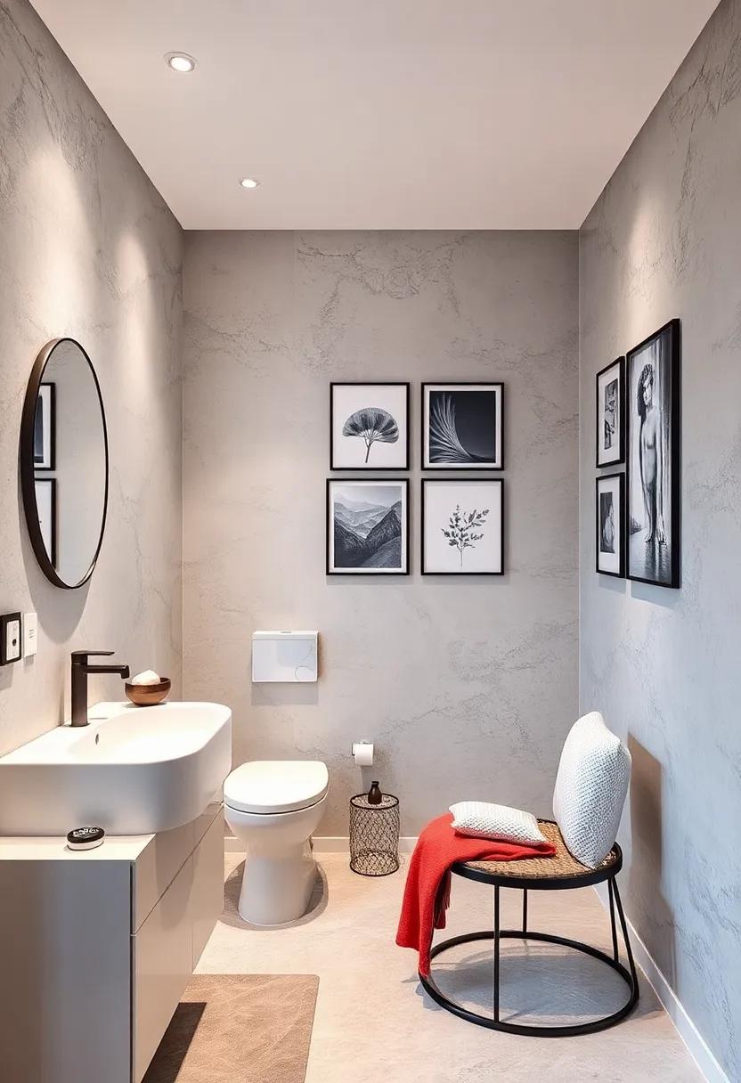 Artistic Displays: Curate a small gallery of ⁣monochromatic artwork or framed ‍prints ​on one wall to personalize the space elegantly