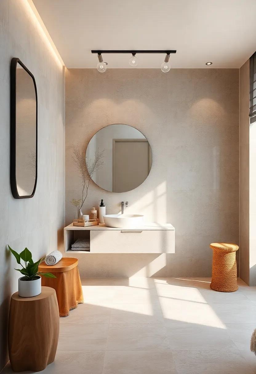 Float Your Vanity: A floating​ vanity​ not ‍only saves space but also offers​ a‌ modern look that ⁤feels light ​and unobtrusive