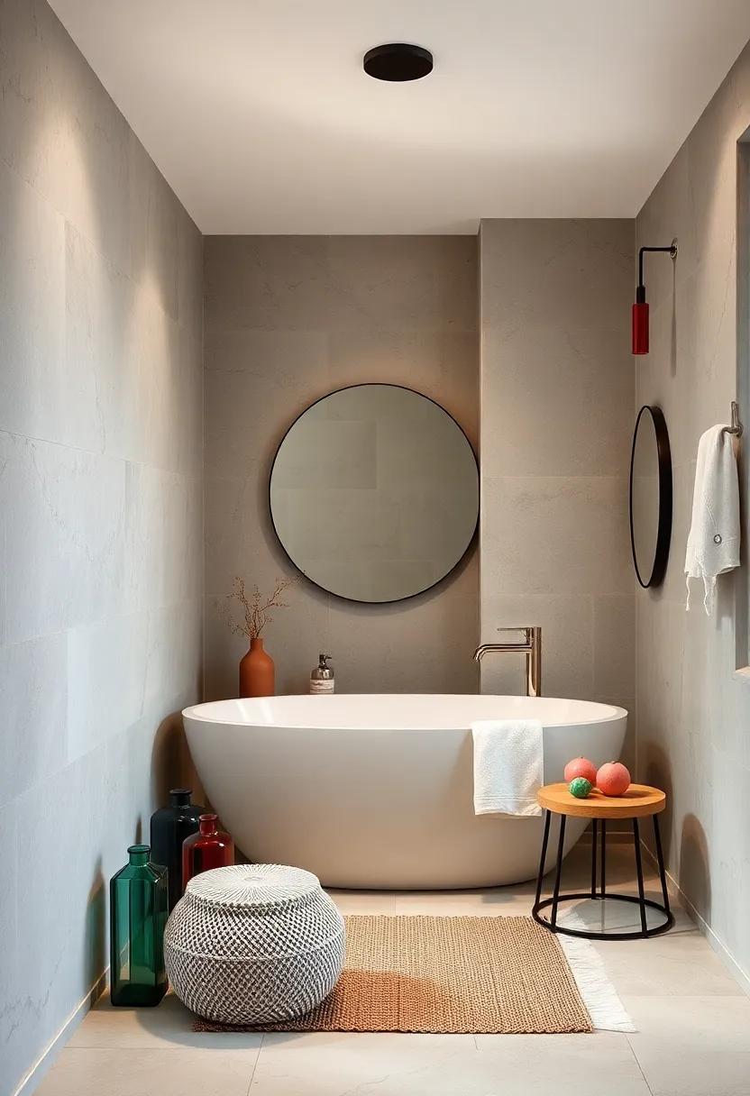 Jewel Toned accessories: Add hints ‌of subtle jewel tones through decor items,like ⁢soap‌ dispensers or vases,to​ give a pop of color against ‍a‍ neutral backdrop