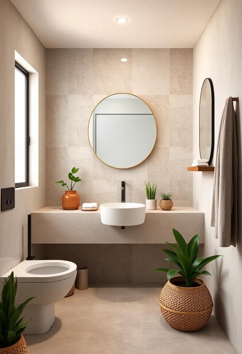 Plants ​for Freshness: integrate small potted plants or⁢ succulents for‌ a splash ⁢of greenery that pairs beautifully with neutral tones