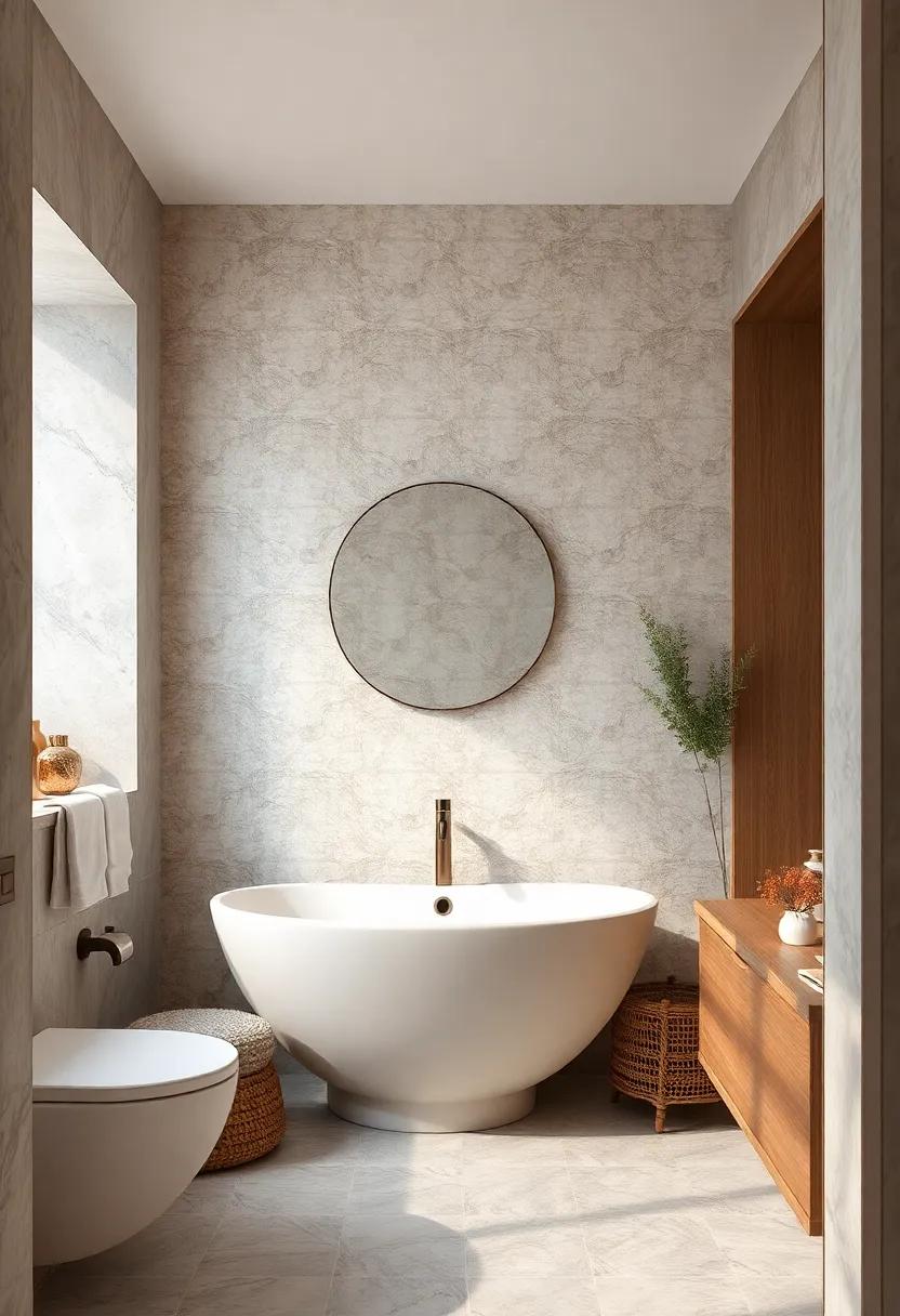 subtle Wallpaper: Consider a light, ‌textured wallpaper with a delicate pattern to bring visual interest while ⁢maintaining⁤ an elegant simplicity