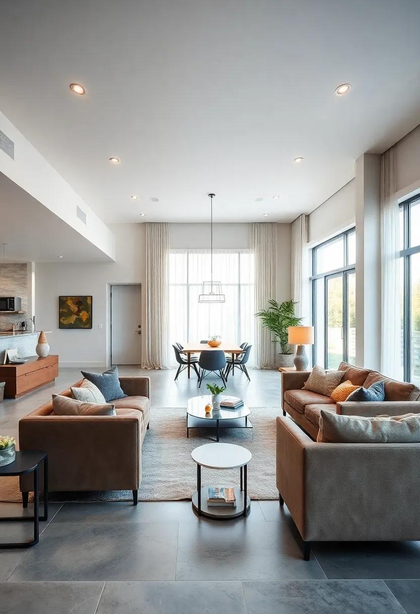 Layered Textures: Combine various materials, such as leather, velvet, ⁢and linen, to add depth‍ and warmth to your modern⁣ living‍ room decor