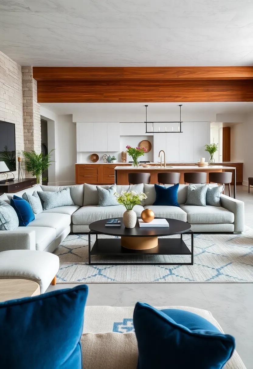 utilize ​a Console Table: Place a stylish console ‌table behind your sectional to create⁤ additional storage or ‍display ​space, enhancing the overall functionality⁣ of your living area