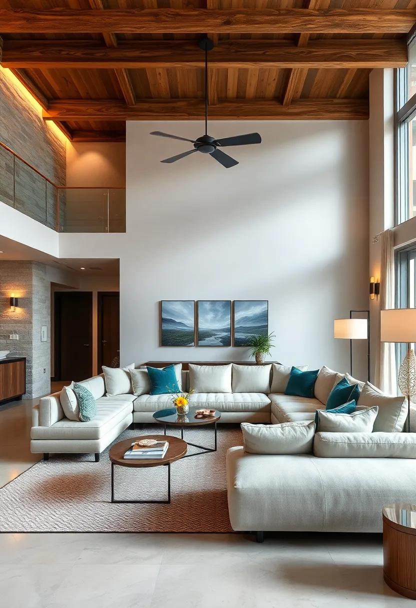 Use Layered ‌Lighting: Combine overhead lighting with ⁤warm table lamps or wall sconces to create ⁤an ⁣inviting atmosphere around ‌your sectional