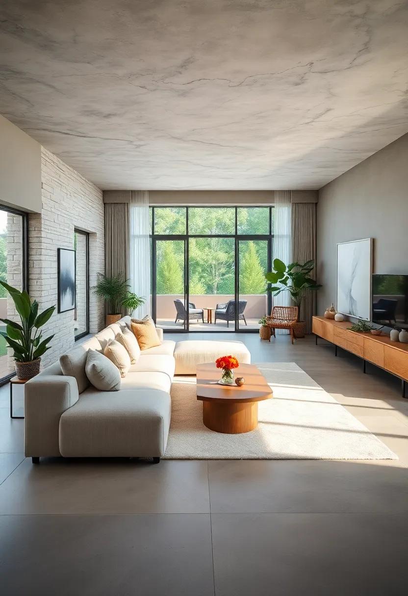 Incorporate Nature:⁢ Position‍ your sectional near windows and add potted​ plants or fresh flowers to bring an ⁤organic touch that creates a tranquil atmosphere